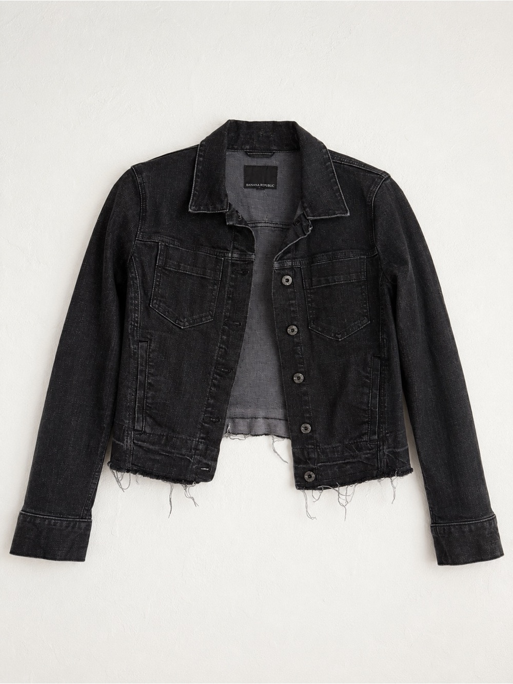Banana Republic Black Jean Jacket